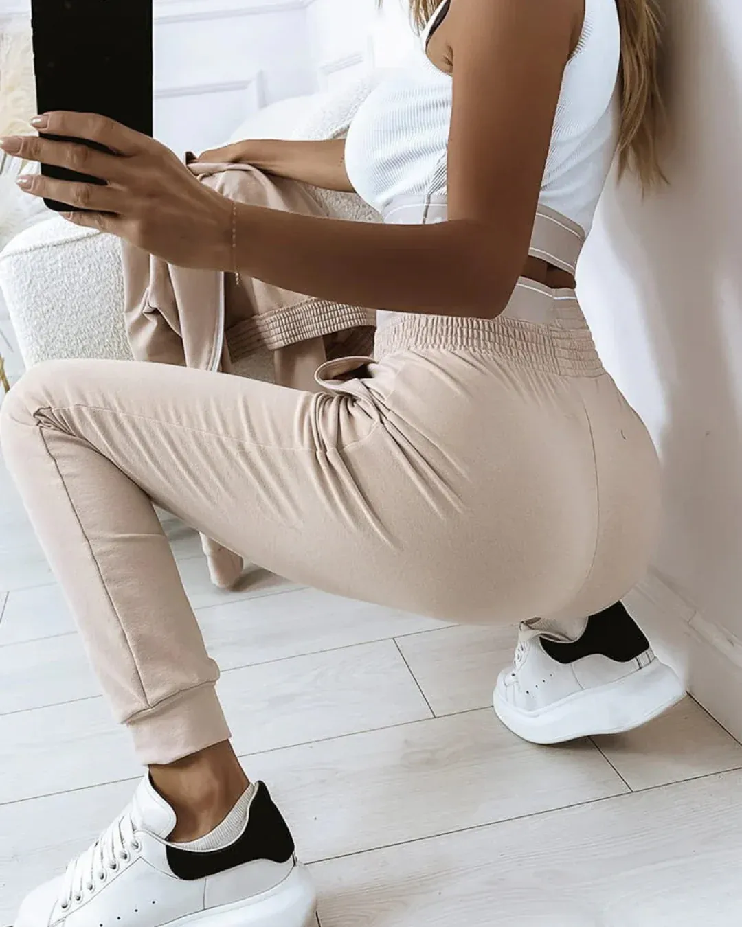 Conjunto Deportivo de 3 Piezas con Cierre para Mujer - Imagen 7