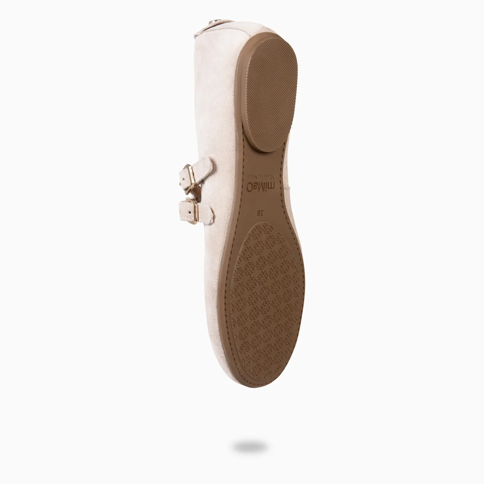 AMAPOLA – BAILARINA PLANA ESTILO BARESOFT BEIGE - Imagen 3
