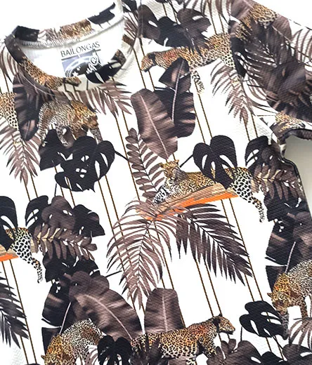 Camiseta Hojas Leopardo - Imagen 2