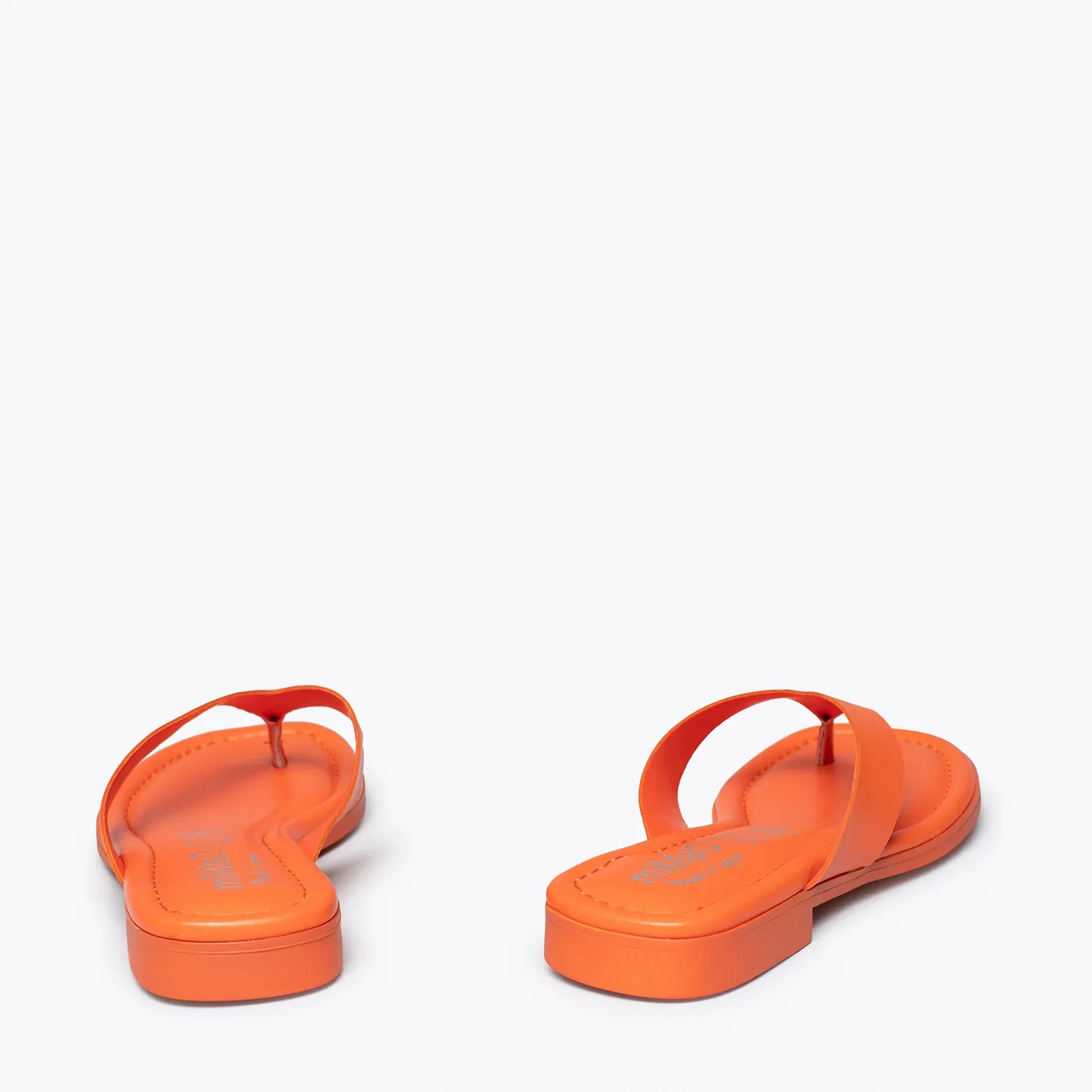 FLIP FLOP Sandalias de dedo planas NARANJAS - Imagen 4