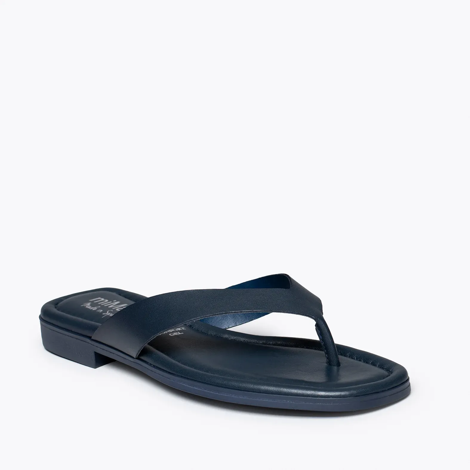 FLIP FLOP Sandalias de dedo planas AZUL MARINO - Imagen 2