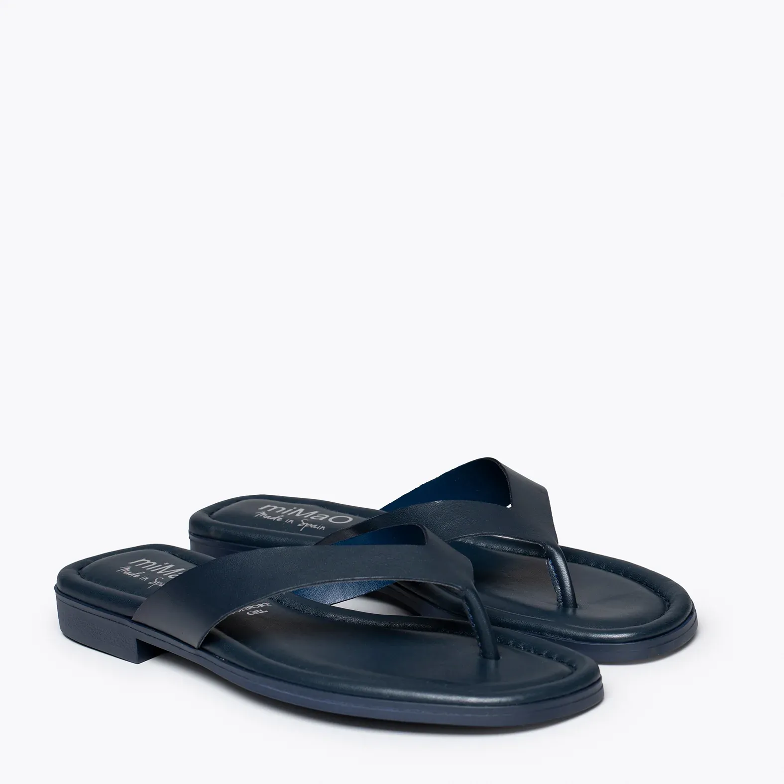 FLIP FLOP Sandalias de dedo planas AZUL MARINO - Imagen 3