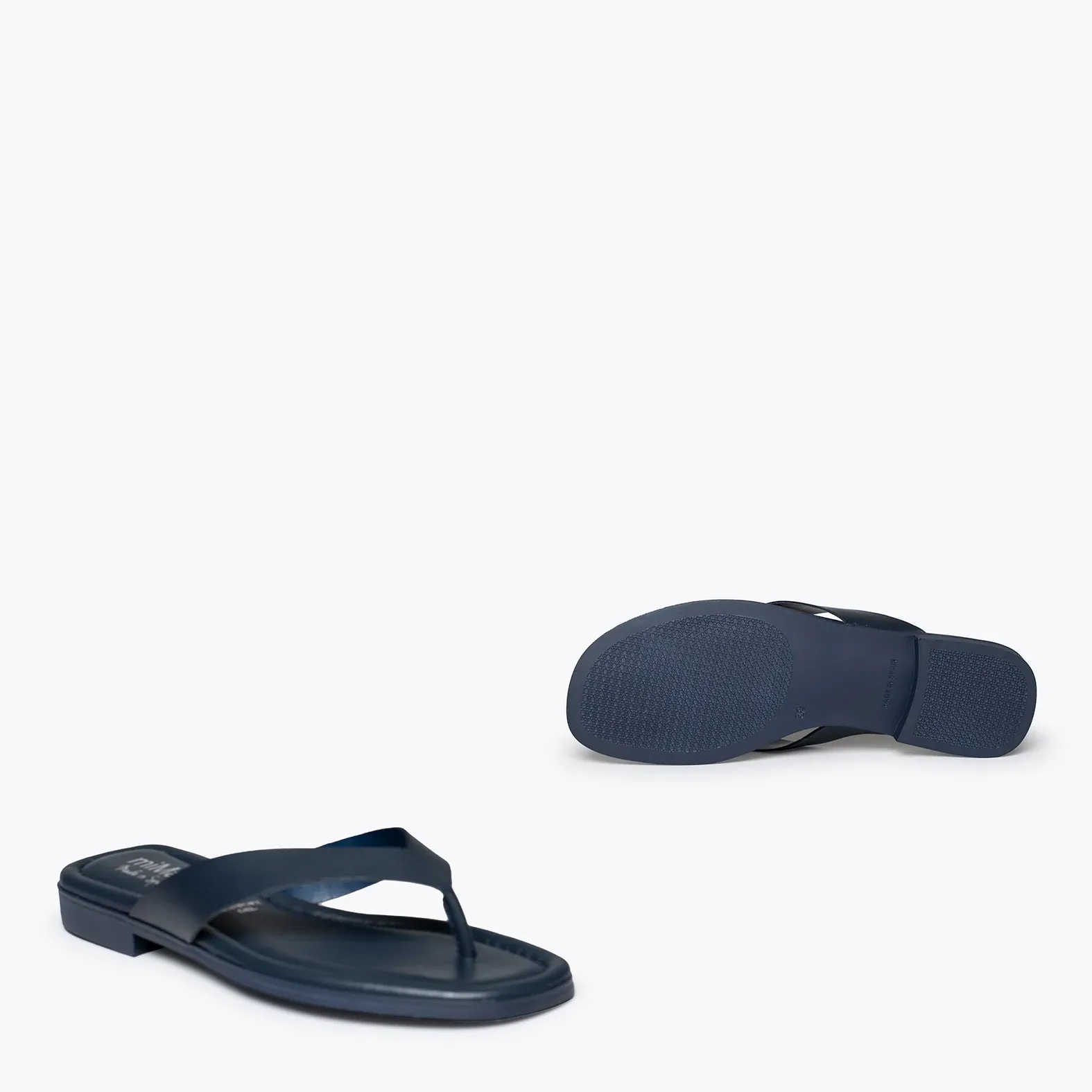 FLIP FLOP Sandalias de dedo planas AZUL MARINO - Imagen 6