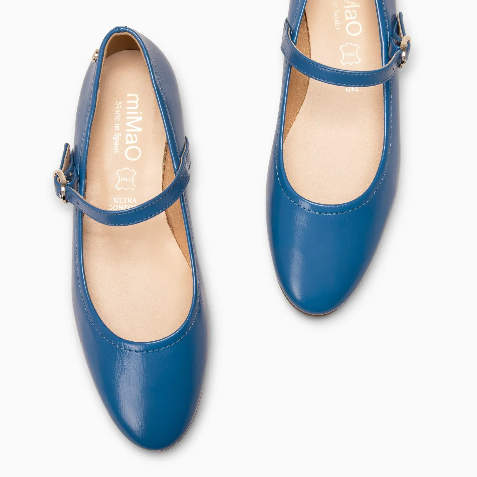 ROSALIE - Merceditas con puntera redonda AZUL - Imagen 5