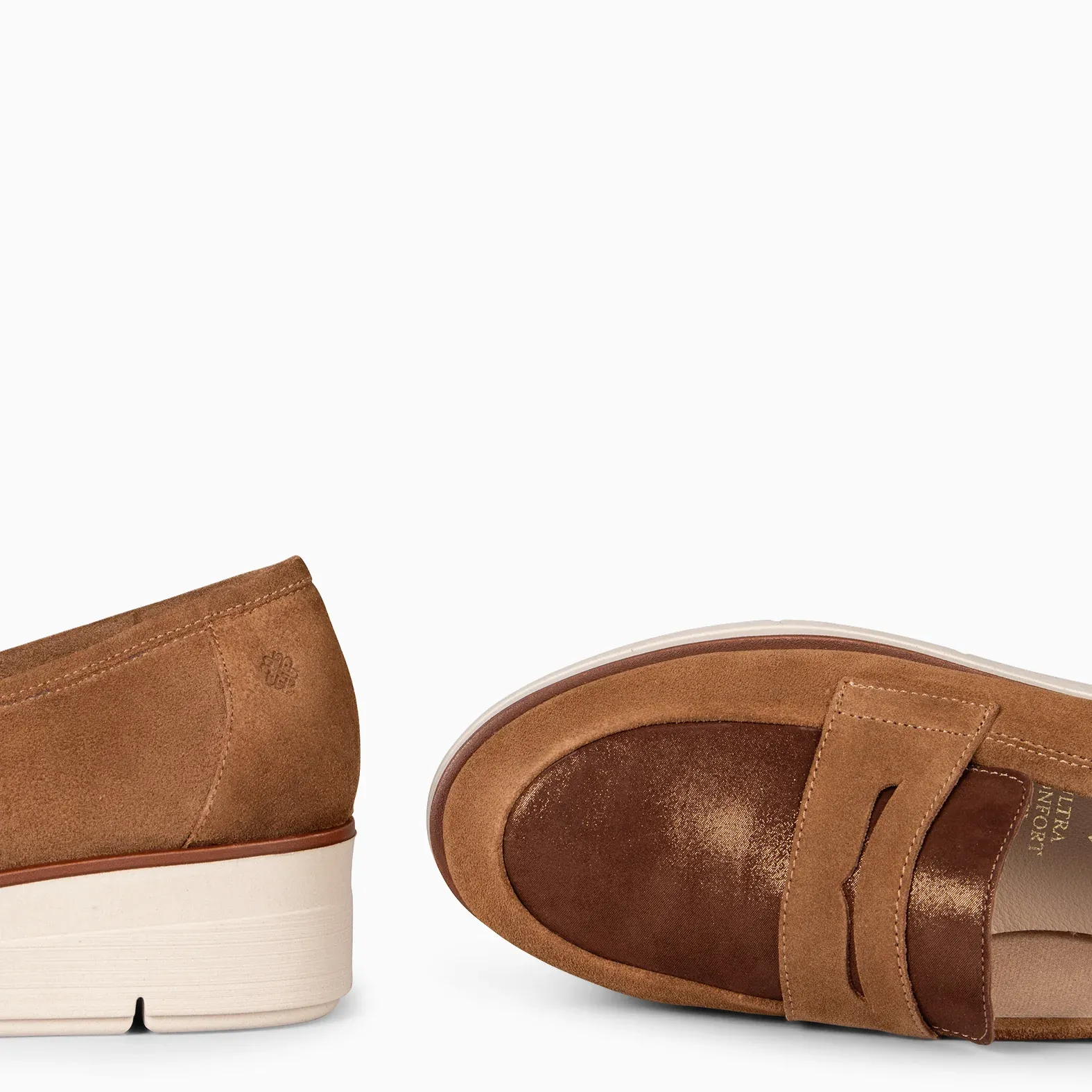 BETTY – Mocasín con cuña CUERO - Imagen 4