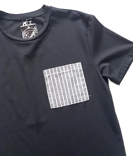 Camiseta Bolsillo Rayas - Imagen 2