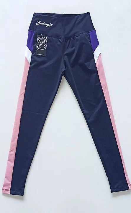 Leggings Franja Rosa Morada - Imagen 2