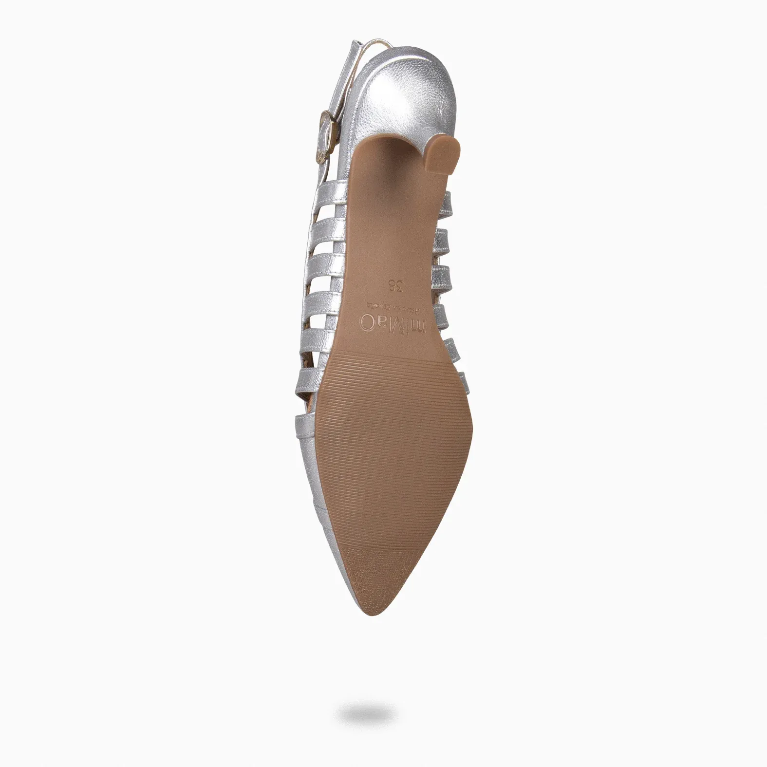 JADE - Zapato tacón Kitten PLATA - Imagen 6