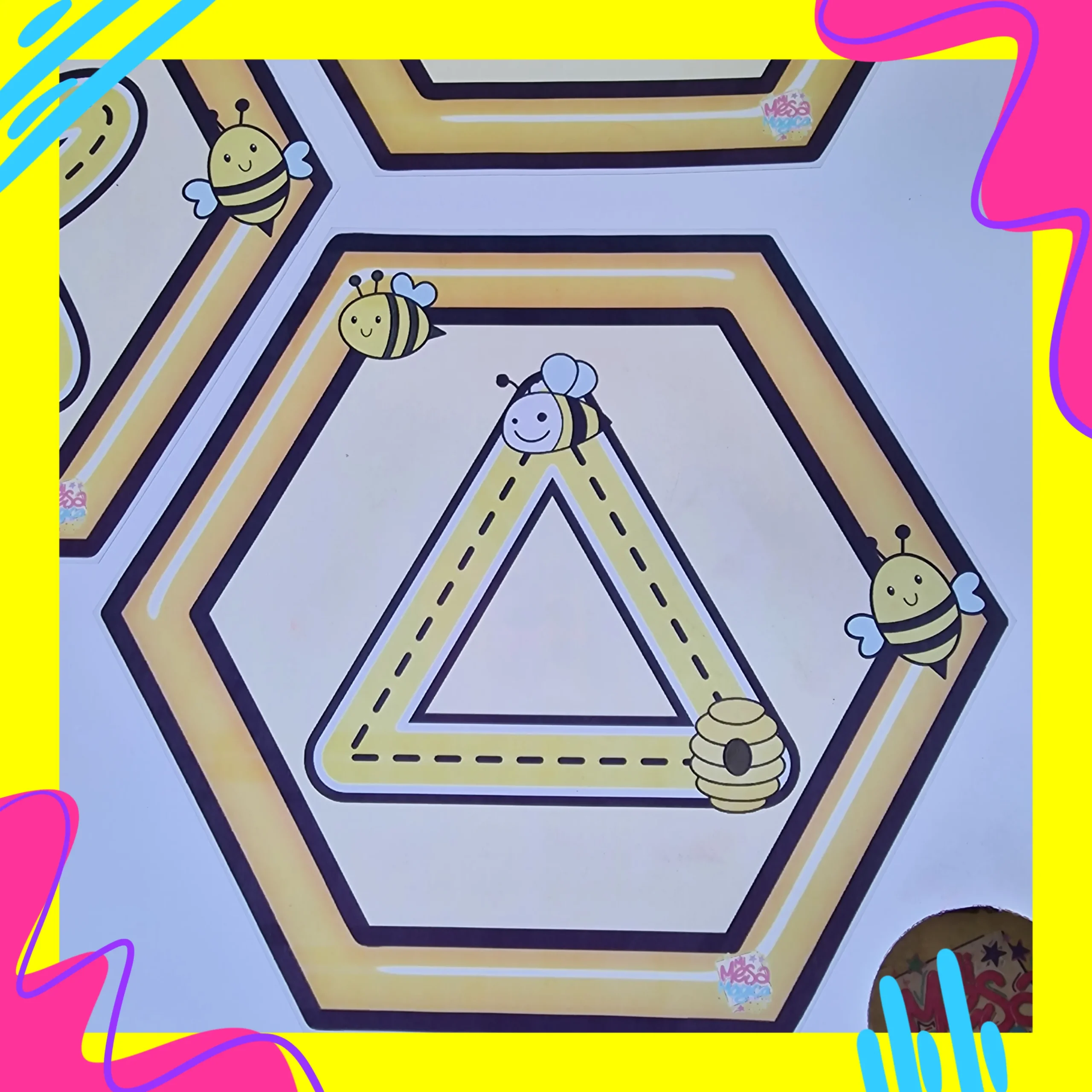Formas geométricas ABEJAS - Imagen 2